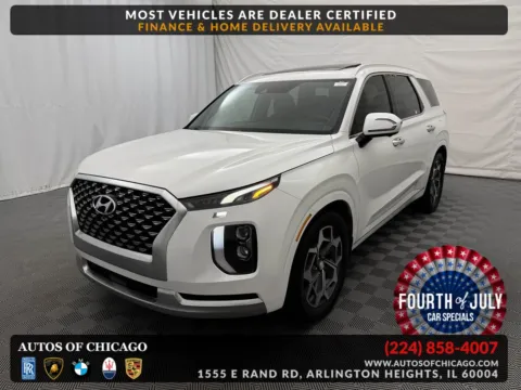 White 2021 Hyundai Palisade Calligraphy for sale in Arlington Heights, IL