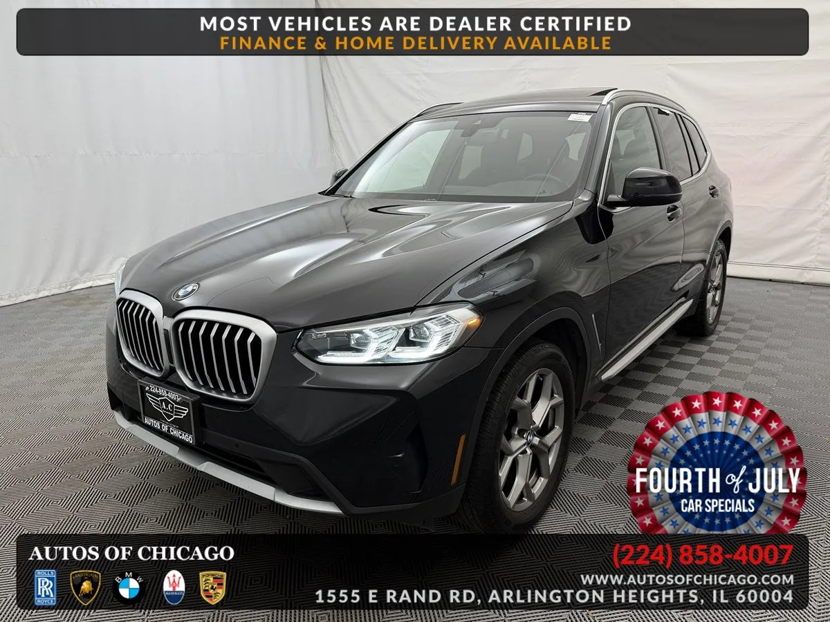 Black 2024 BMW X3 xDrive30i for sale in Arlington Heights, IL