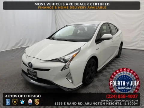 White 2018 Toyota Prius Three Touring for sale in Arlington Heights, IL