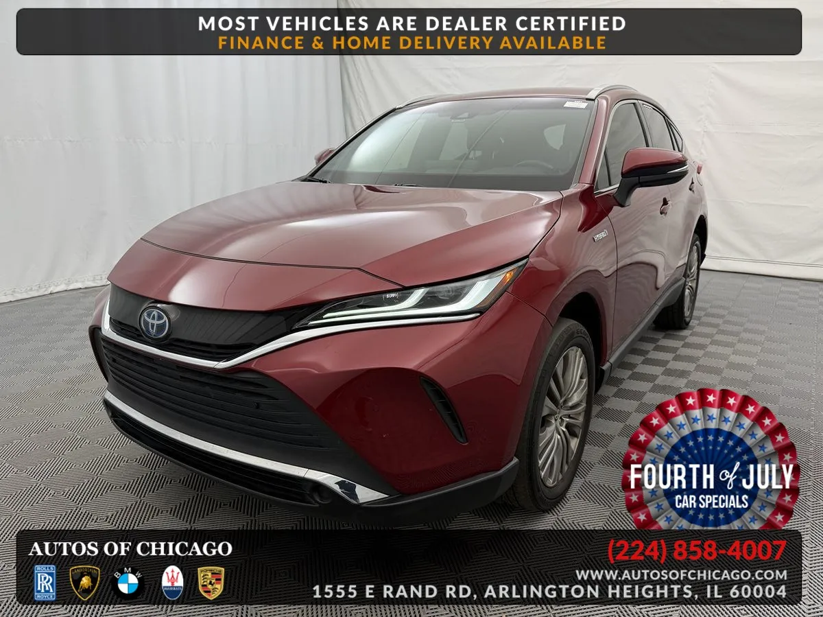 Red 2021 Toyota Venza XLE for sale in Arlington Heights, IL