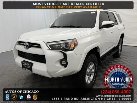 White 2023 Toyota 4Runner SR5 Premium for sale in Arlington Heights, IL
