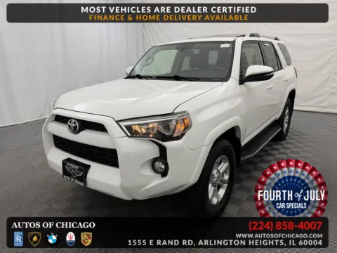 White 2019 Toyota 4Runner SR5 Premium for sale in Arlington Heights, IL