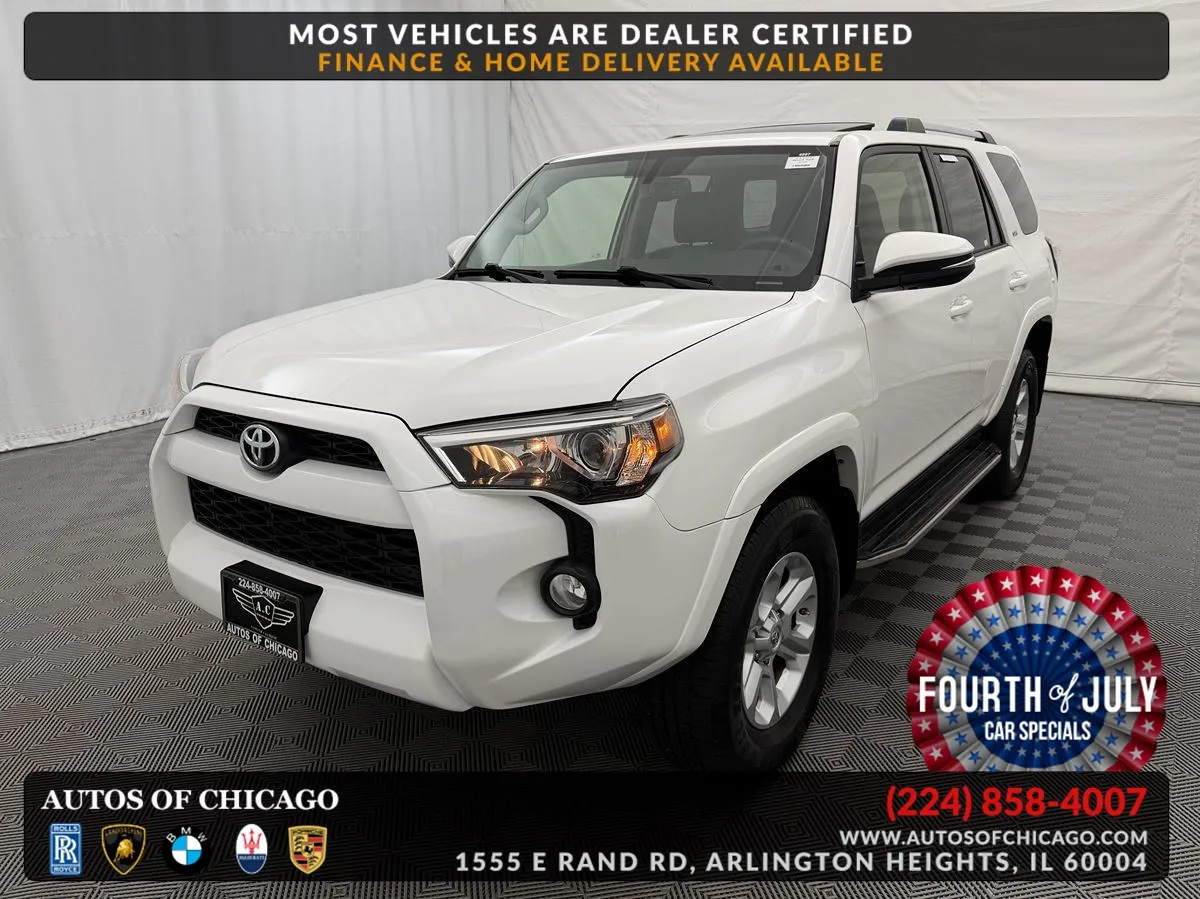 White 2019 Toyota 4Runner SR5 Premium for sale in Arlington Heights, IL