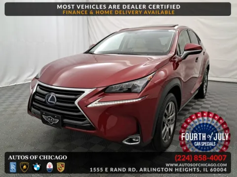Red 2016 Lexus NX 300h for sale in Arlington Heights, IL