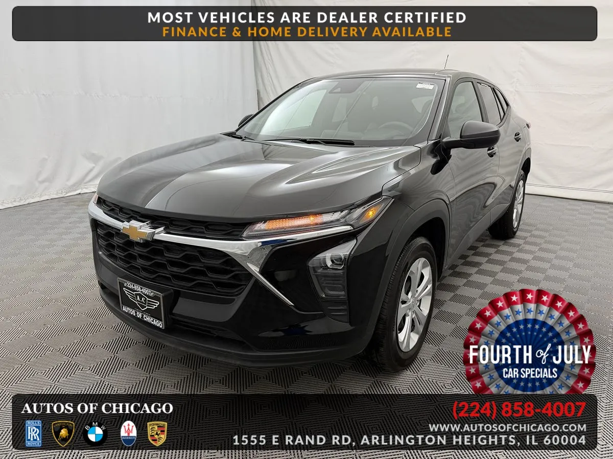 Black 2024 Chevrolet Trax LS for sale in Arlington Heights, IL