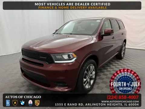Red 2020 Dodge Durango GT Plus for sale in Arlington Heights, IL