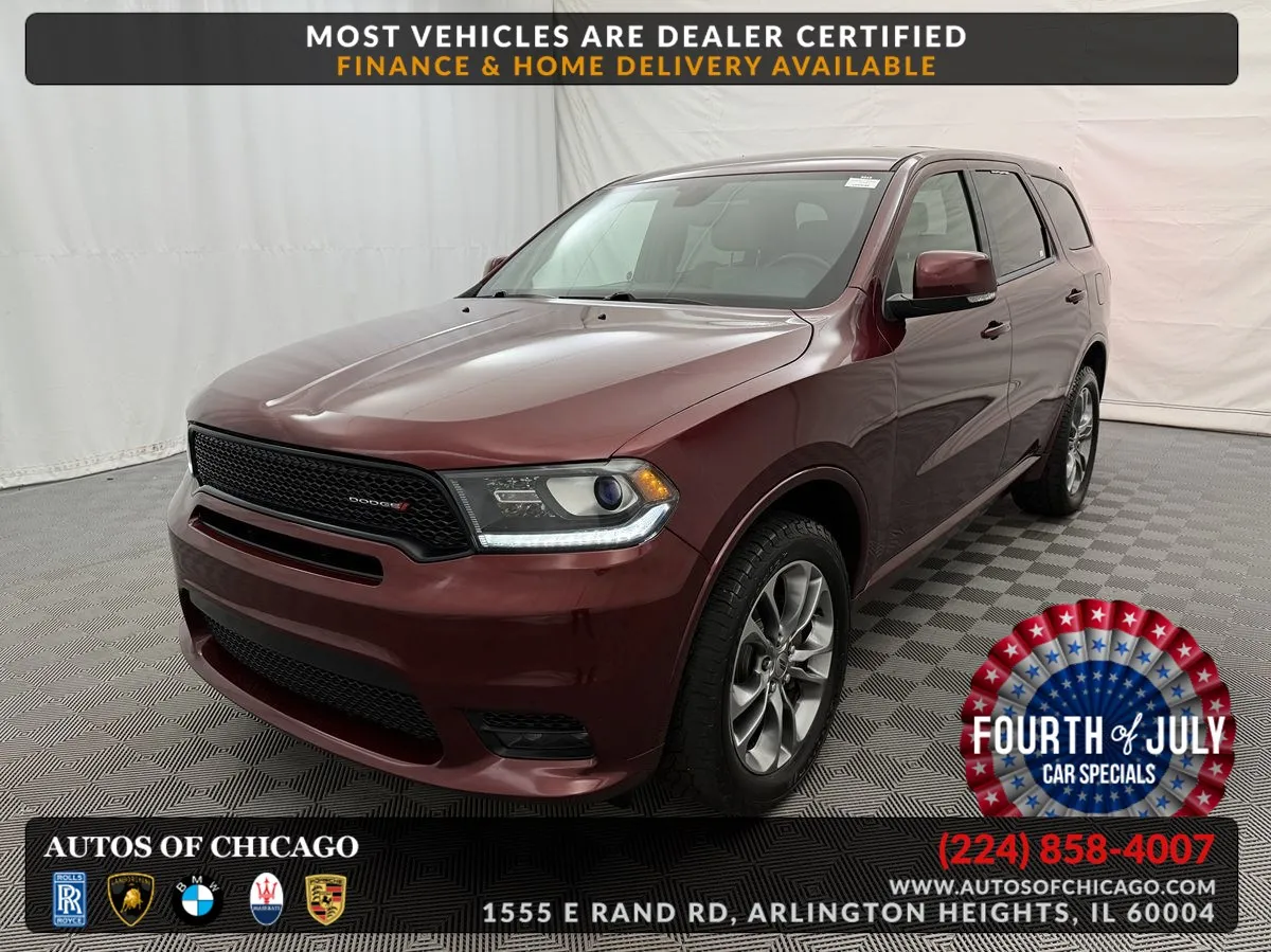 Red 2020 Dodge Durango GT Plus for sale in Arlington Heights, IL