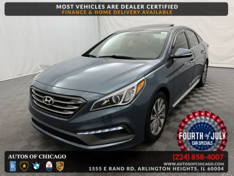 Blue 2017 Hyundai Sonata Sport for sale in Arlington Heights, IL