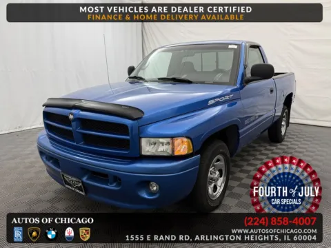 Blue 1999 Dodge Ram 1500 for sale in Arlington Heights, IL