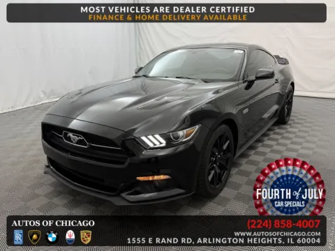 Black 2015 Ford Mustang GT Premium for sale in Arlington Heights, IL