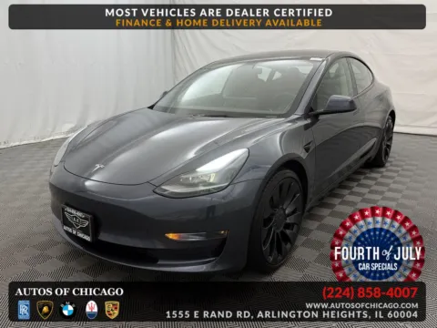 Gray 2023 Tesla Model 3 Performance for sale in Arlington Heights, IL