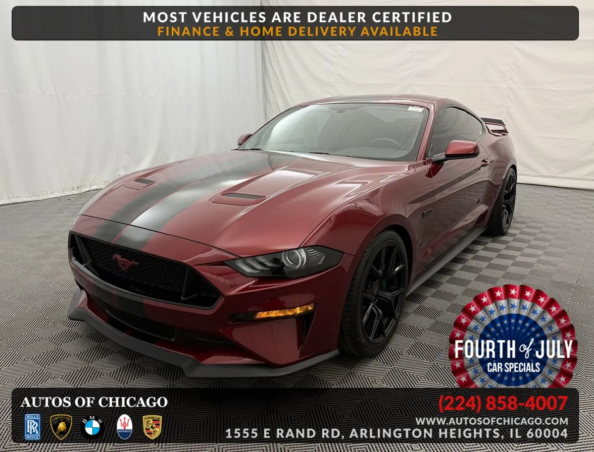 Red 2018 Ford Mustang GT Premium for sale in Arlington Heights, IL
