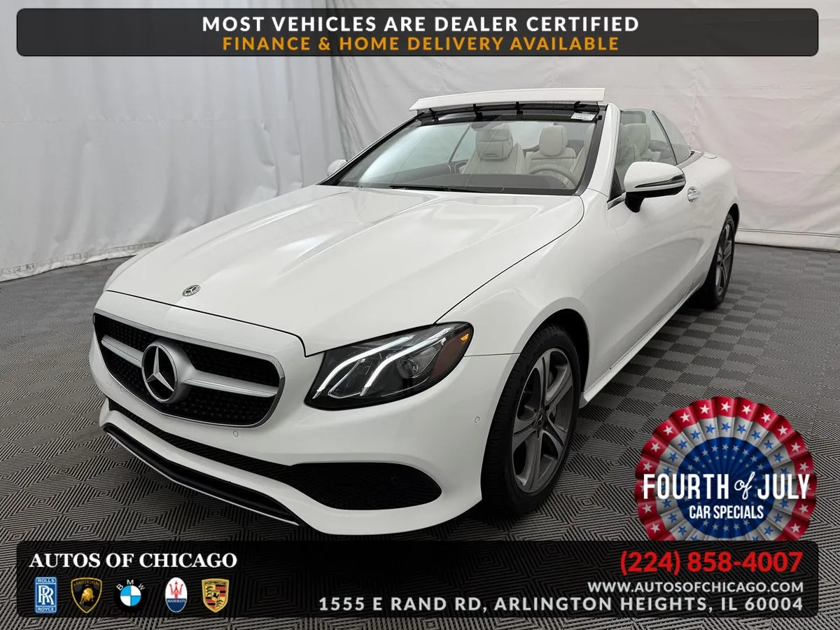 White 2018 Mercedes-Benz E-Class E 400 for sale in Arlington Heights, IL