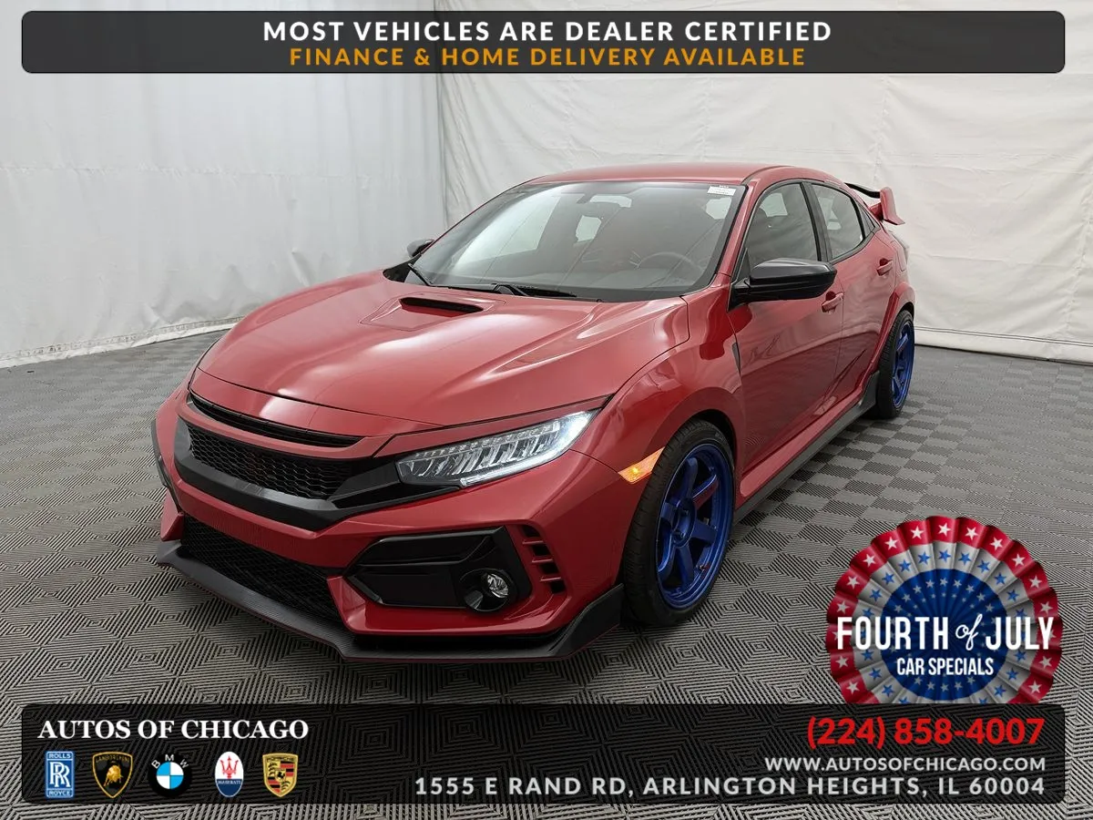 Red 2018 Honda Civic Type R Touring for sale in Arlington Heights, IL