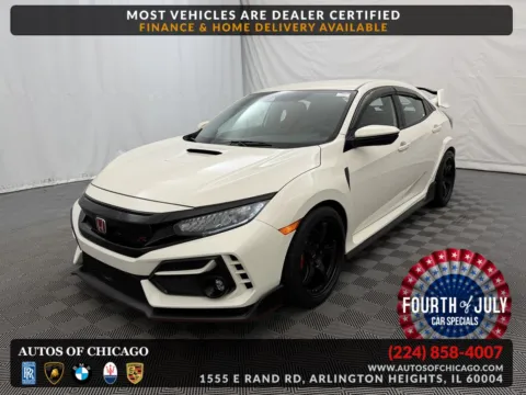 White 2021 Honda Civic Type R Touring for sale in Arlington Heights, IL
