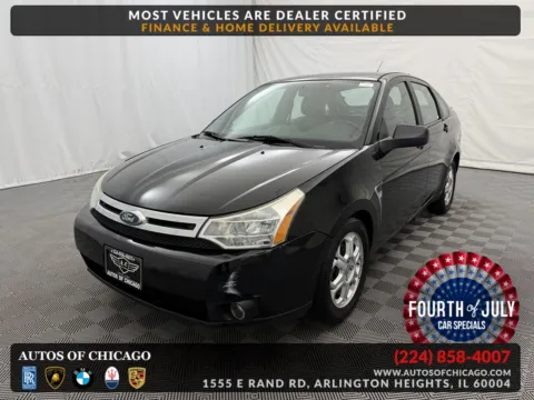 Black 2008 Ford Focus for sale in Arlington Heights, IL