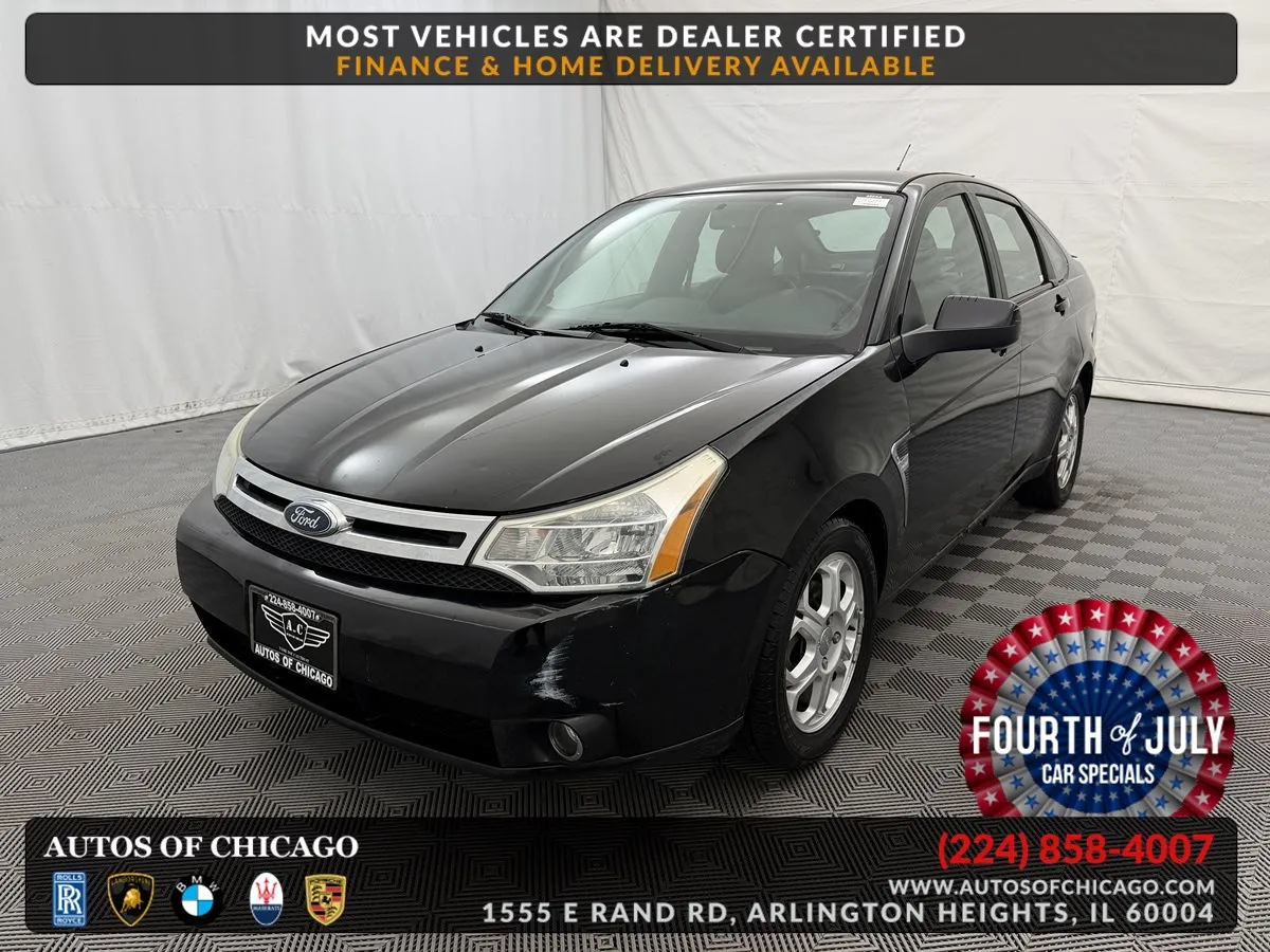 Black 2008 Ford Focus for sale in Arlington Heights, IL
