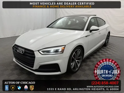 White 2019 Audi S5 Sportback Premium Plus for sale in Arlington Heights, IL