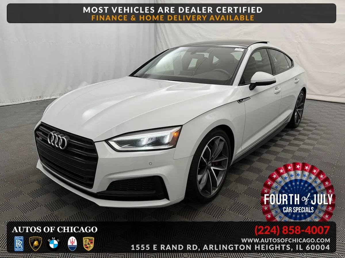 White 2019 Audi S5 Sportback Premium Plus for sale in Arlington Heights, IL