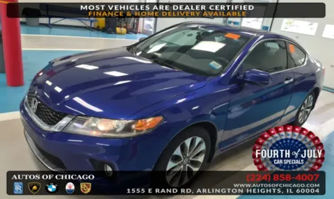 Blue 2015 Honda Accord Coupe EX for sale in Arlington Heights, IL