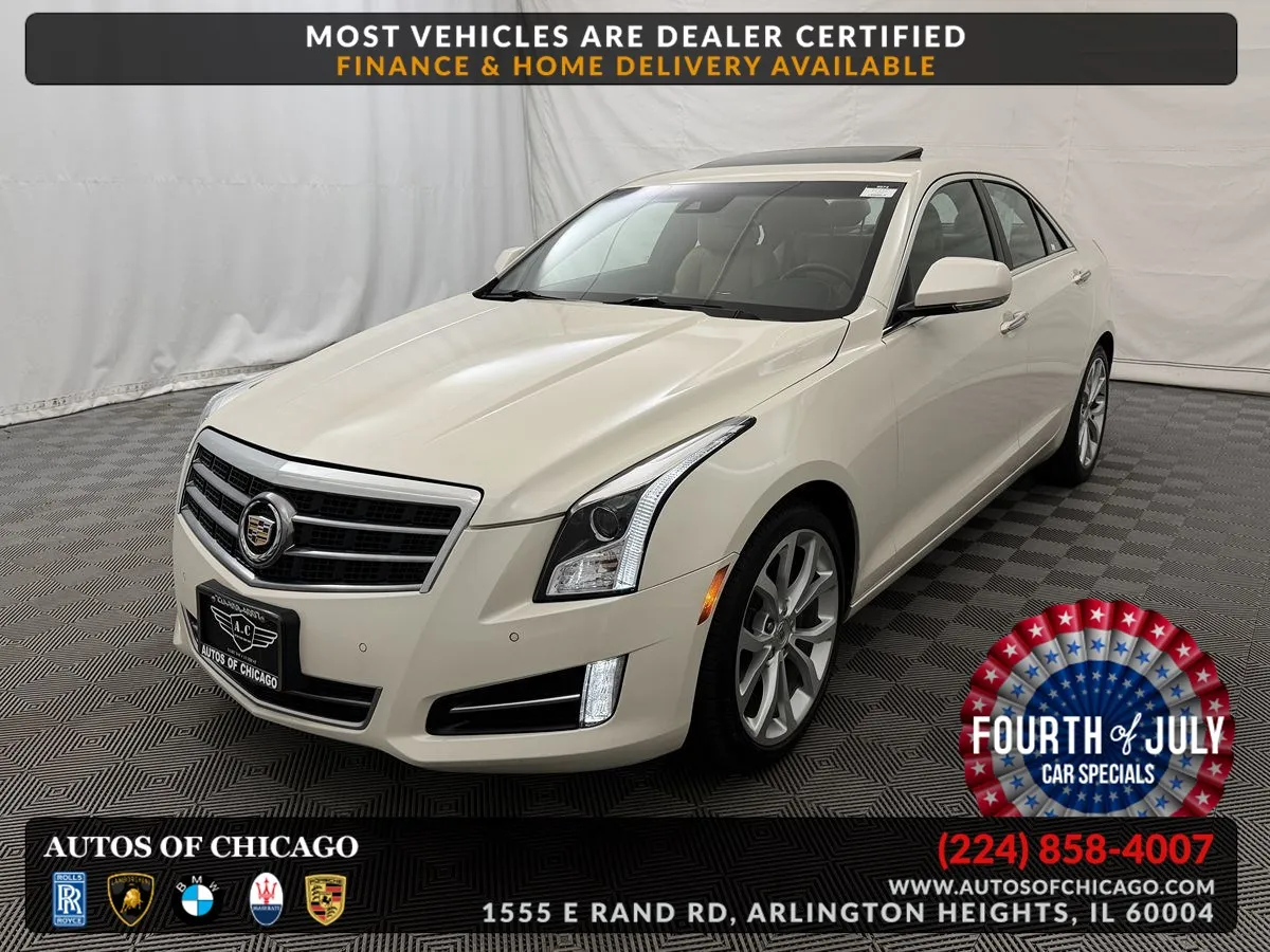 White 2013 Cadillac ATS Performance for sale in Arlington Heights, IL