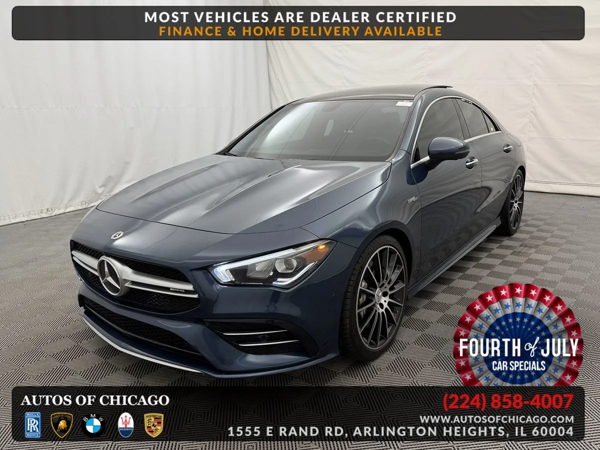Gray 2022 Mercedes-Benz CLA AMG CLA 35 for sale in Arlington Heights, IL