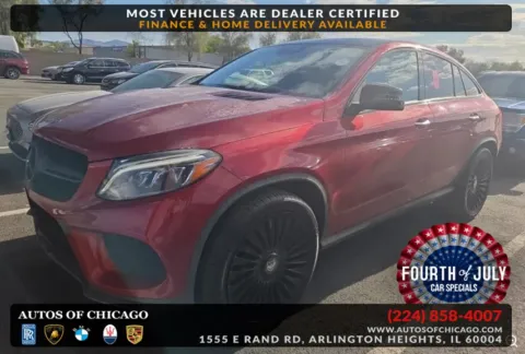 Red 2016 Mercedes-Benz GLE 450 AMG for sale in Arlington Heights, IL