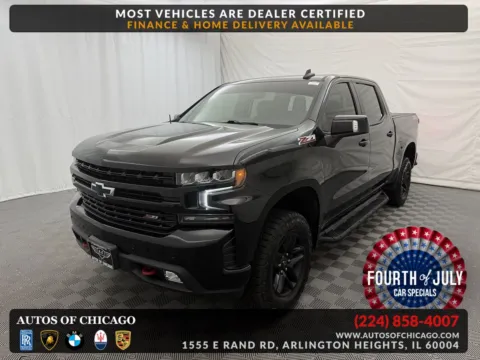 Black 2020 Chevrolet Silverado 1500 LT Trail Boss for sale in Arlington Heights, IL