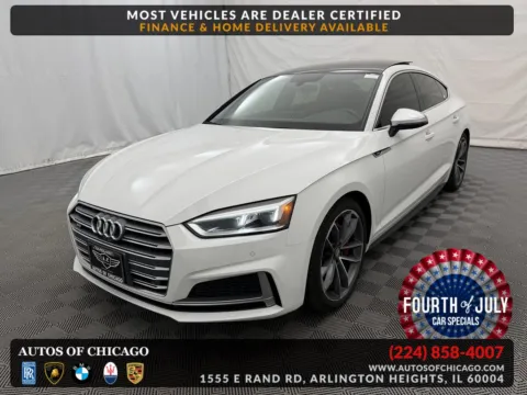 White 2018 Audi S5 Sportback Prestige for sale in Arlington Heights, IL