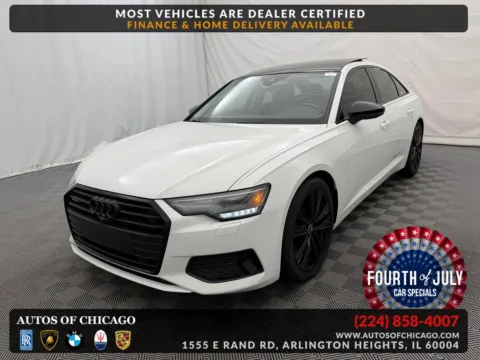 White 2021 Audi A6 Sport Premium for sale in Arlington Heights, IL