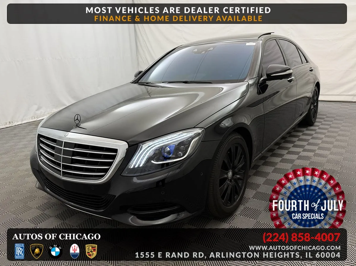 Black 2015 Mercedes-Benz S-Class S 550 for sale in Arlington Heights, IL