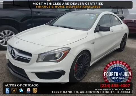 White 2016 Mercedes-Benz CLA AMG CLA 45 for sale in Arlington Heights, IL