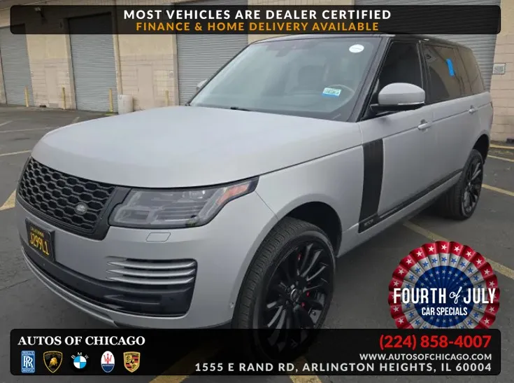 Gray 2018 Land Rover Range Rover Autobiography for sale in Arlington Heights, IL