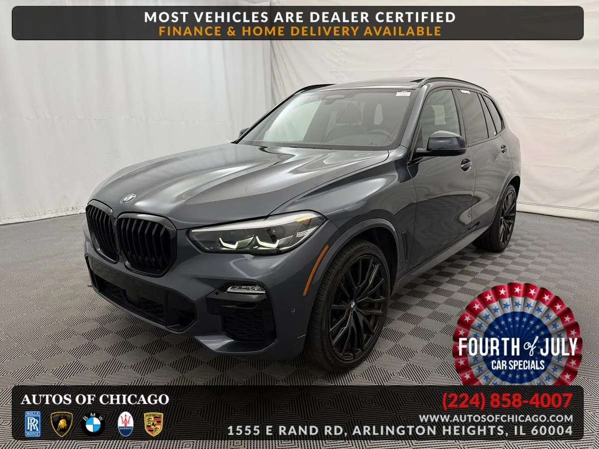 Gray 2020 BMW X5 M50i for sale in Arlington Heights, IL