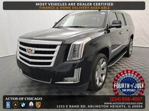 Black 2020 Cadillac Escalade ESV Luxury for sale in Arlington Heights, IL
