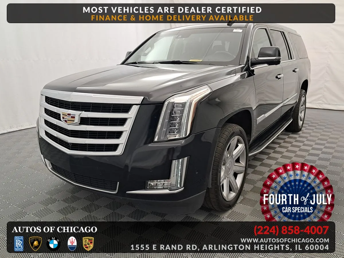 Black 2020 Cadillac Escalade ESV Luxury for sale in Arlington Heights, IL