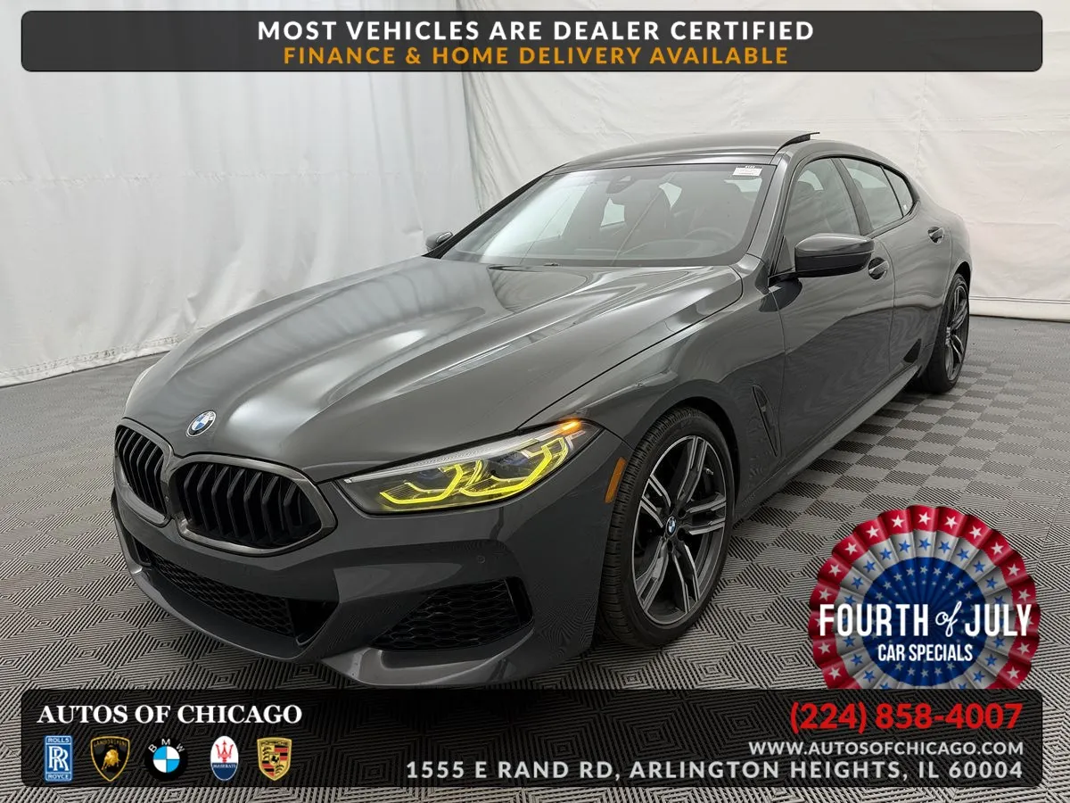 Gray 2021 BMW 8 Series M850i for sale in Arlington Heights, IL