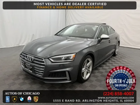 Gray 2018 Audi S5 Sportback Prestige for sale in Arlington Heights, IL