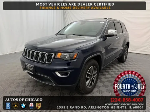 Blue 2017 Jeep Grand Cherokee Limited for sale in Arlington Heights, IL