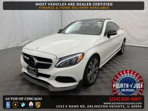 White 2017 Mercedes-Benz C-Class C 300 for sale in Arlington Heights, IL