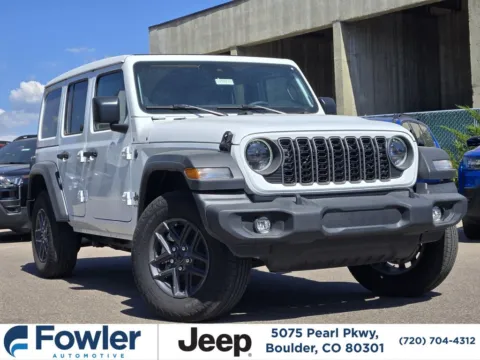 White 2025 Jeep Wrangler Sport S for sale in Boulder, CO