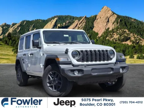White 2025 Jeep Wrangler Sport S for sale in Boulder, CO