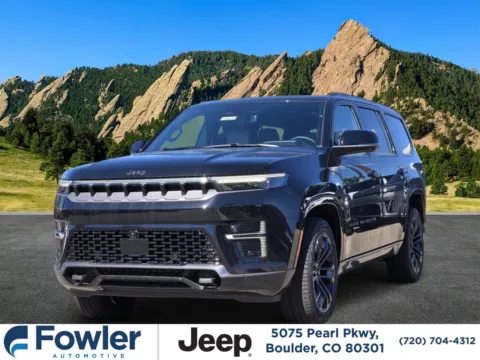 Black 2026 Jeep Grand Wagoneer Summit Obsidian for sale in Boulder, CO