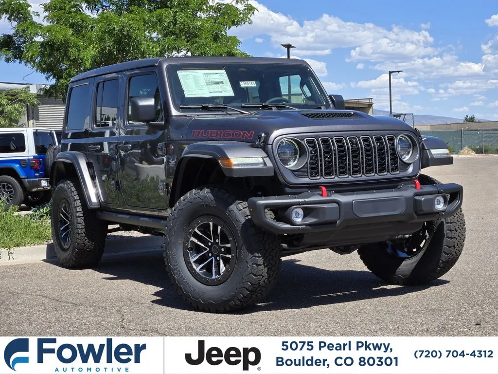 Gray 2026 Jeep Wrangler Rubicon X for sale in Boulder, CO