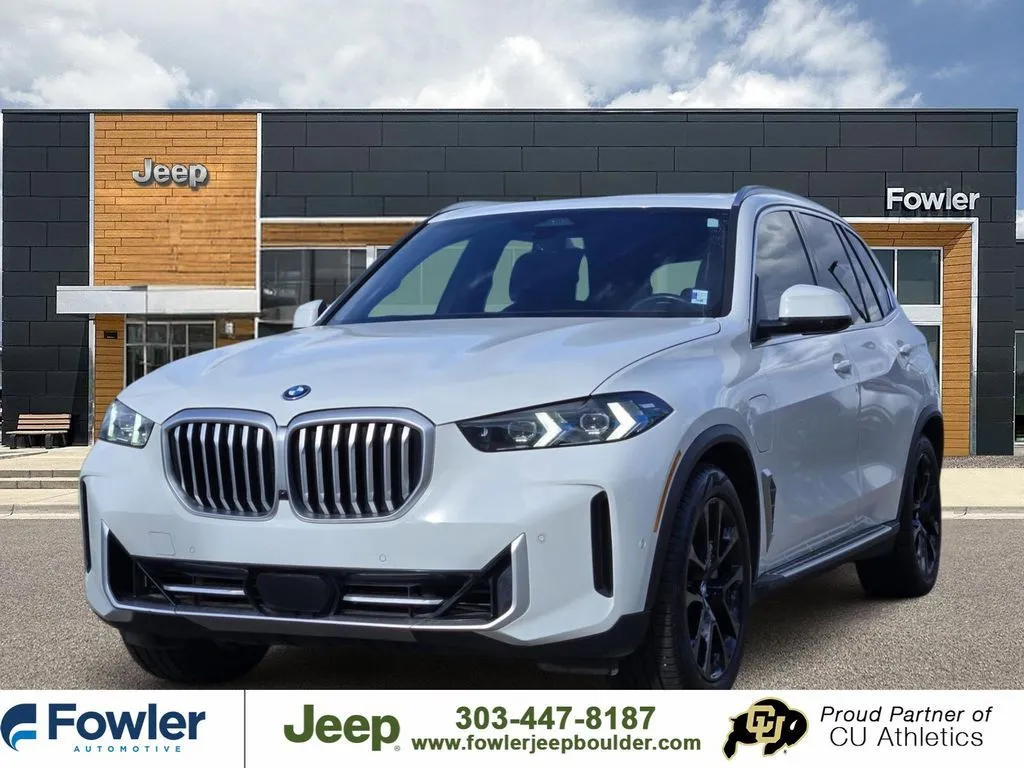 White 2025 BMW X5 xDrive50e for sale in Boulder, CO