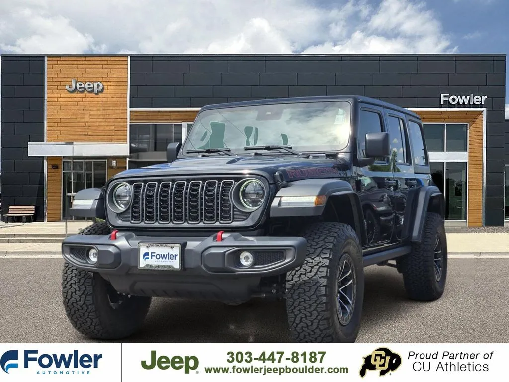 Black 2025 Jeep Wrangler Rubicon for sale in Boulder, CO