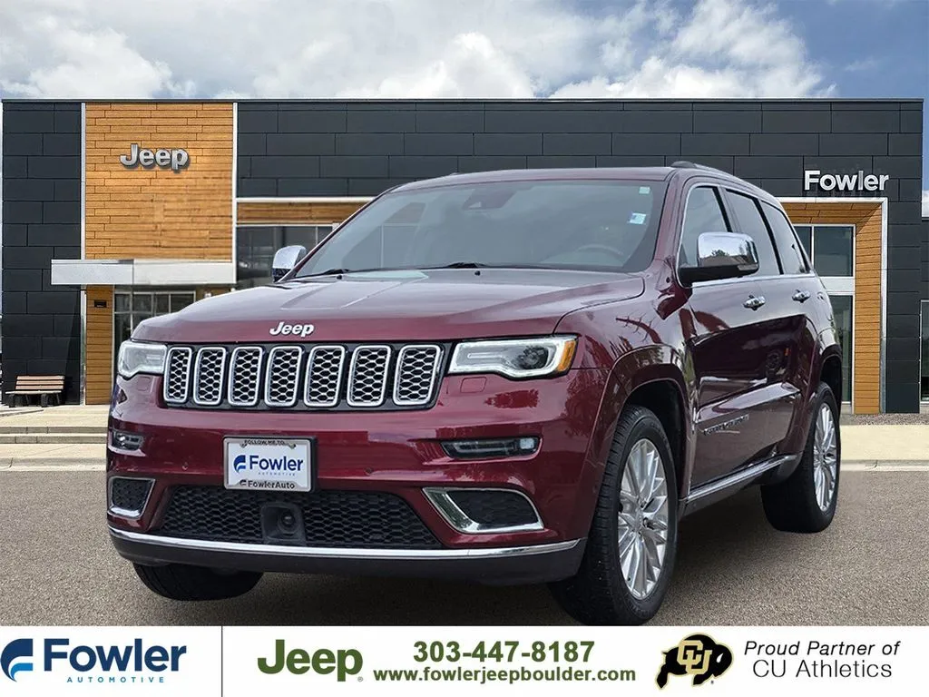 Red 2018 Jeep Grand Cherokee Summit for sale in Boulder, CO