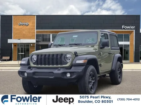 Green 2026 Jeep Wrangler Sport for sale in Boulder, CO