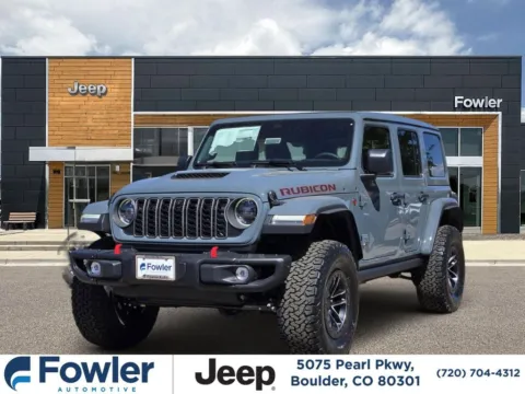 Blue 2026 Jeep Wrangler Rubicon X for sale in Boulder, CO
