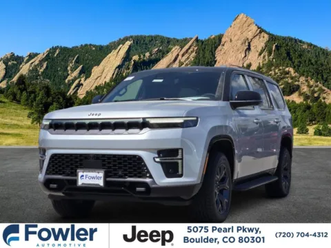 Silver 2026 Jeep Grand Wagoneer Upland for sale in Boulder, CO